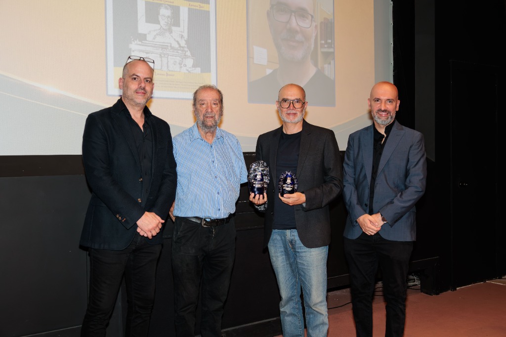 Winning Director with Judge Tony Parnis