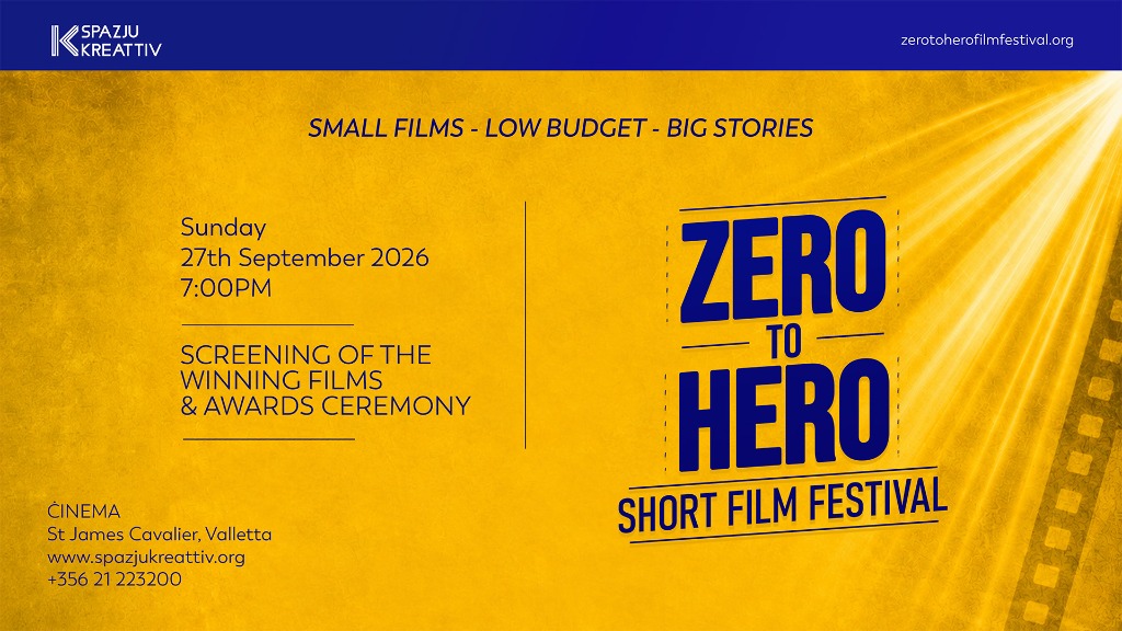 Zero To Hero Short Film Festival 2026 Official Poster